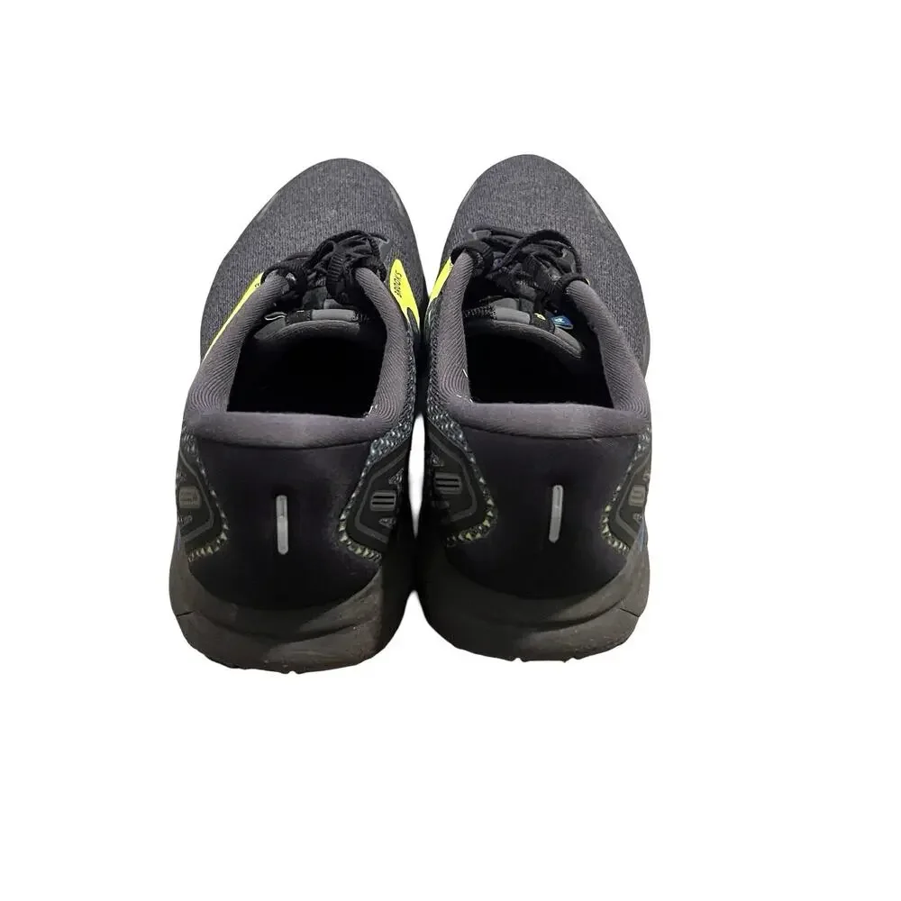 Brooks Ghost 14 Running Shoes Mens 15 D Black Yellow Cushioned Neutral